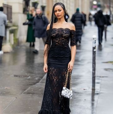 In Paris, Street Style Centered Around Dressing Down the Party Dress