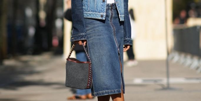 The Best Long Denim Skirts Make Getting Dressed Easier